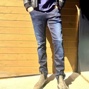 G STAR RAW 3301  INDIGO BLUE SLIM JEANS - 30